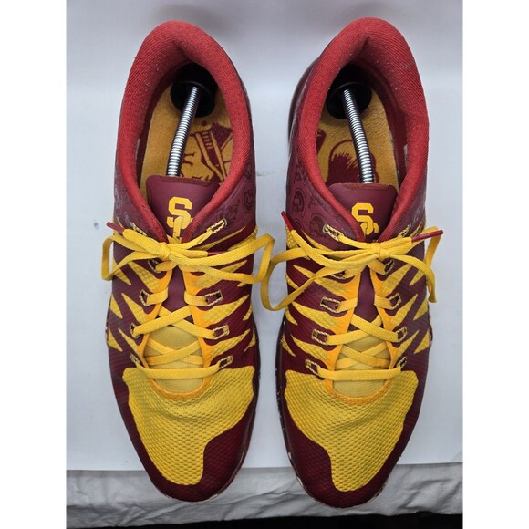 Nike Free Trainer V6 USC Trojans Shoes Mens 14 Crimson Running Athletic Sneakers